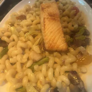 Added salmon on top