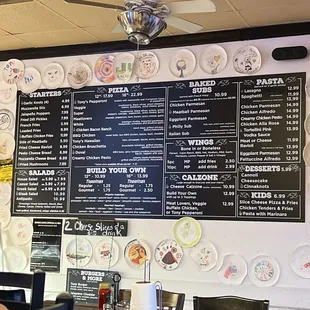 Menu board