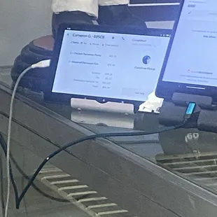 Took a picture to prove that they received the order through Uber Eats.