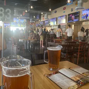 Beer and pie.. dont need much more