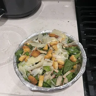 Salad with no dressing