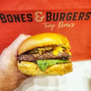 Angry Longhorn Burger