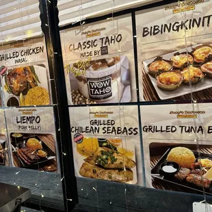 menu, oysters and mussels