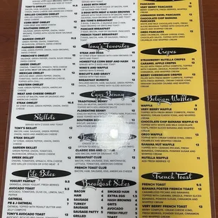 menu, sushi and sashimi