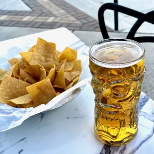Beer (and complimentary Nachos)