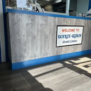 the front desk