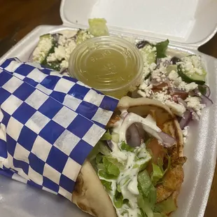 Buffalo Chicken Gyro