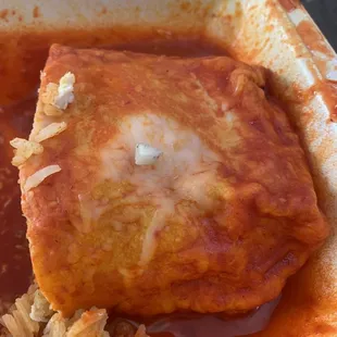 It was inside my burrito