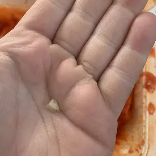 It was inside my burrito