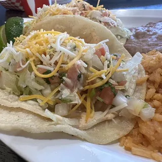2 Tacos Shrimp Combo