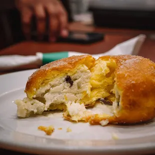 Donut with Cannoli filling
