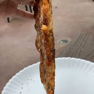 Pizza profile. This crust is kinda sad. Like a whale without water.