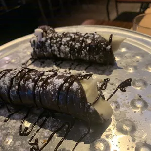 Chocolate cannoli