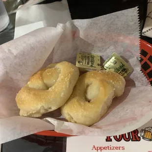 Complimentary Garlic Knots