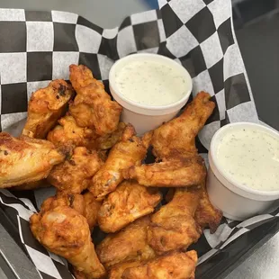 New wings not so breaded taste great!
