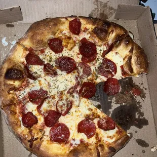Pepperoni pizza