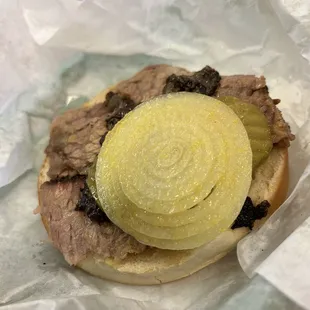 Brisket sandwich