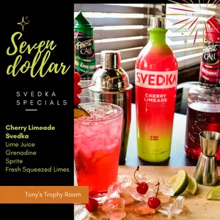 Trophy Specialty Drinks