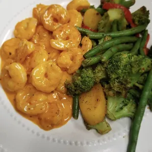 Boom bang shrimp with veggies