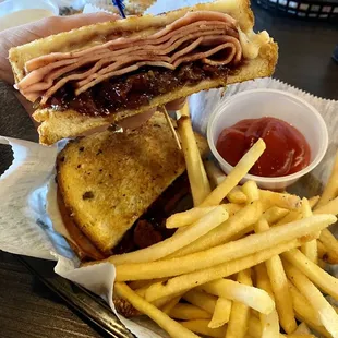 "The Georgina" (Ham, Bacon Jam, Raspberry Preserves &amp; Swiss on Grilled Sourdough)