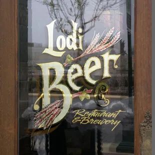 23K and 16K Gold Leaf design for the Lodi Beer Company