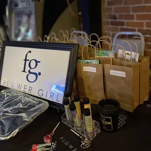 a table set up for a party