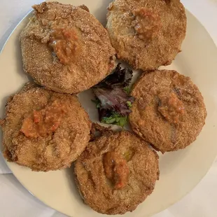 Fried green tomatoes