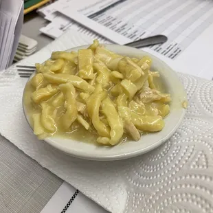 A side of our homemade noodles