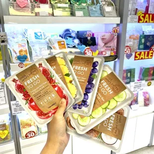 Fruity, hydrating face masks!!