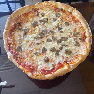 Sausage pizza