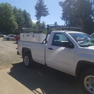 We do tool box and ladder racks