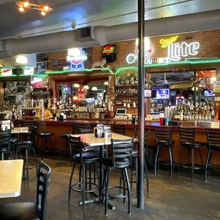 One of Two Bar Areas