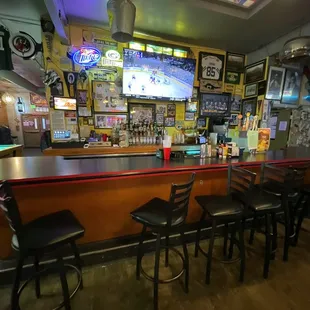 One of Two Bar Areas