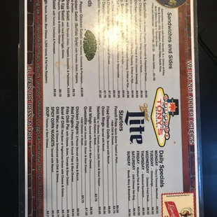 Nice down home bar , nachos where great Anb meet a bartender named Windy , she was so helpful about are stay here