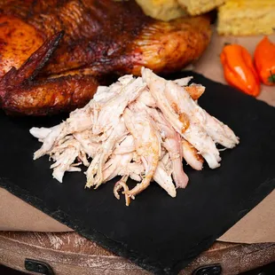 chicken, corn, and cornbreads