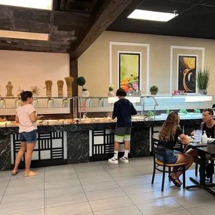 customers ordering food