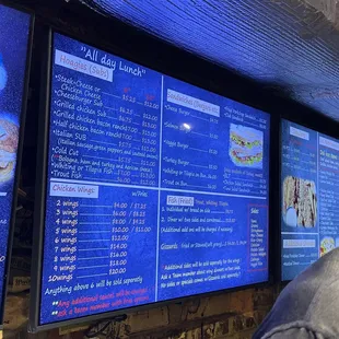Updated menu prices