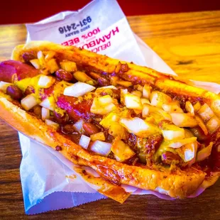All Beef Jumbo Chili Dog