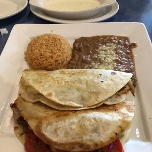 Shrimp Fajita Quesadilla