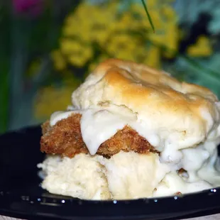 Chicken Fried Steak and Gravy Sliders from TR's BBQ