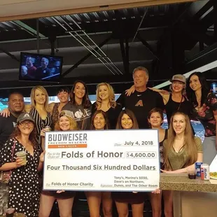 Winners of a Charity Event