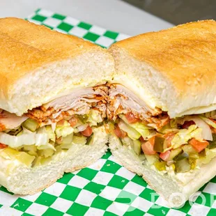 Chipotle Chicken Sub with the works