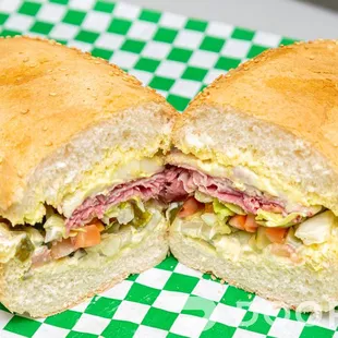 Pastrami Sub with the Works