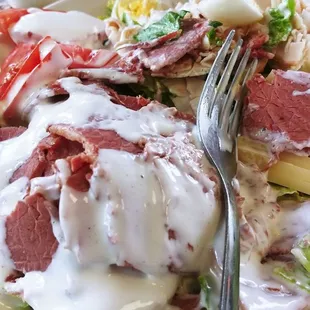 a plate of food