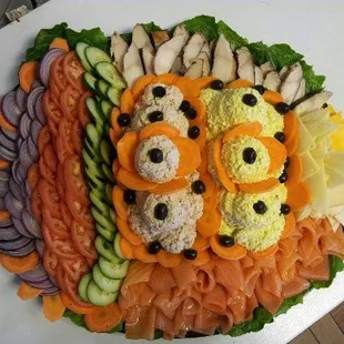deli tray, great for grad parties and special occasions!