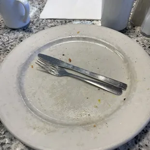 I ate all of it! Forgot to take the picture before. It was the best breakfast!