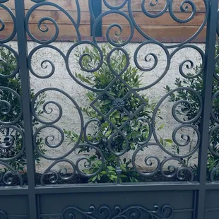 Custom driveway gate.