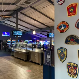 the inside of the restaurant