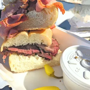 50/50 Pastrami and Beef Dip