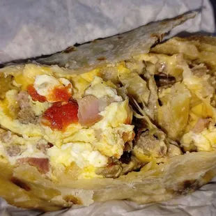 Supreme Breakfast Burrito